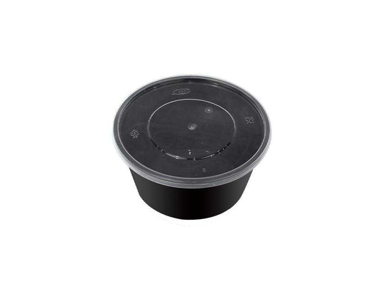 1000ml / 1250ml / 1500ml / 1750ml / 2000ml PLASTIC FOOD CONTAINER WITH LID (ROUND)